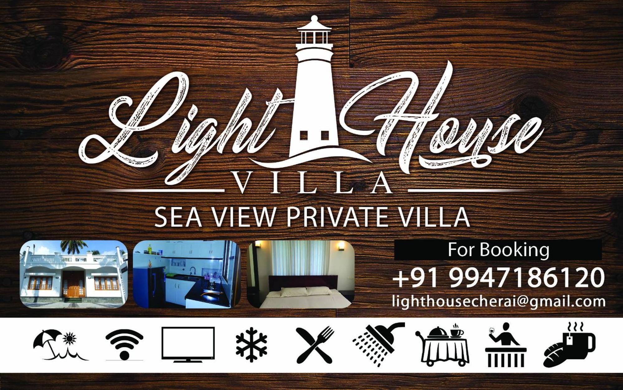 Lighthouse Villa Cherai Beach Exterior foto